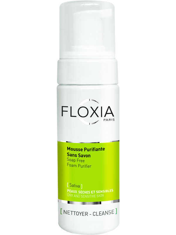 Mousse nettoyante Purifiante Sans Savon - 150ml - Floxia